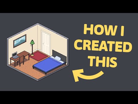 How I Created A Pixelart Bedroom