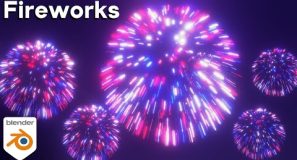 Creating Fireworks for New Years 🎆 (Blender Tutorial)