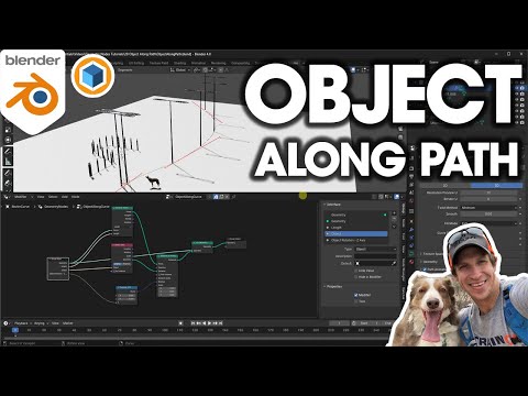Creating Geometry Node Tools – Objects Along Paths!