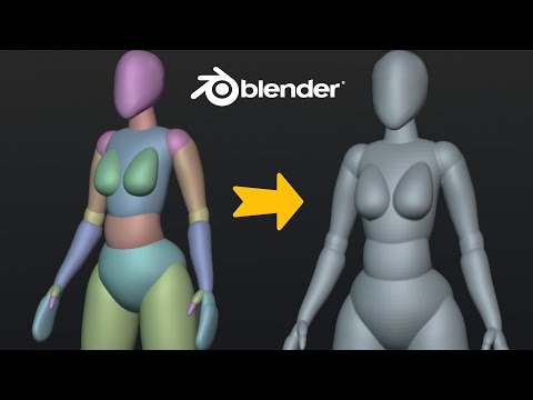 Blender | EASY Female Base Mesh Tutorial Beginners