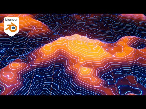 Build a Stylized Topographic Landscape in Blender!