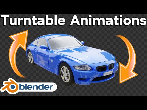 How to Animate Turntable Animations (Blender Tutorial)
