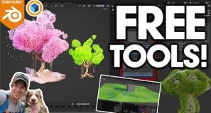 5 FREE NEW Plant and Landscape Tools for Blender!