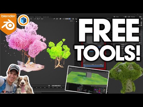 5 FREE NEW Plant and Landscape Tools for Blender!