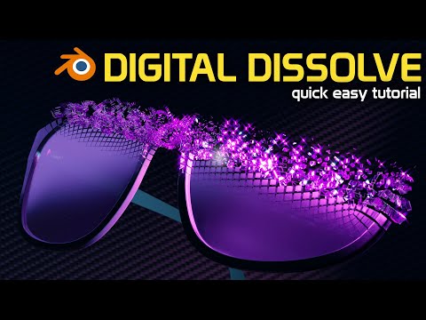 Blender Digital dissolve tutorial