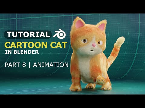 3D Cat | YT Blender Series | Part 8 – Animation