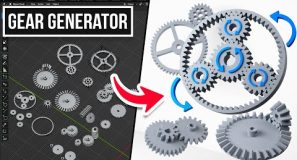 Game Changing Gears In Blender: Precision Gears