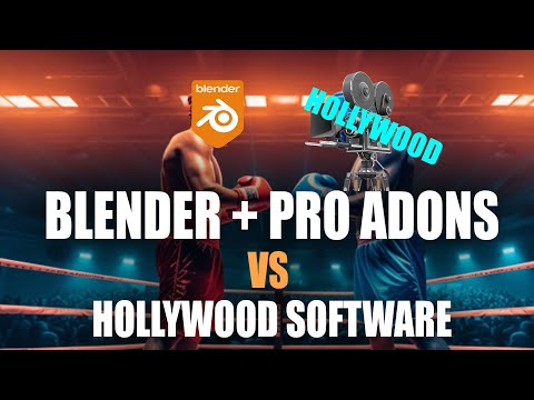 blender and its addons vs hollywood software