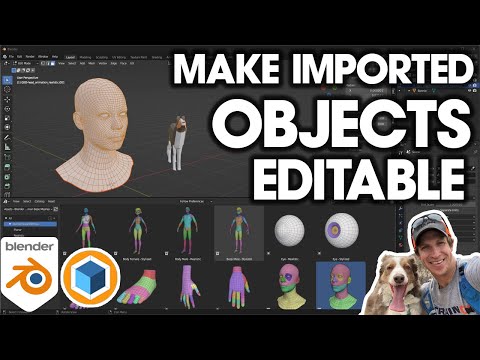 How to Make IMPORTED ASSETS EDITABLE in Blender!