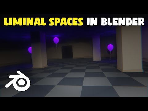 How I made a Liminal Space in Blender – Tutorial