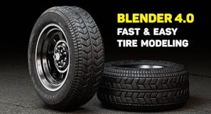 Tire Modeling Made Easy in Blender 4.0