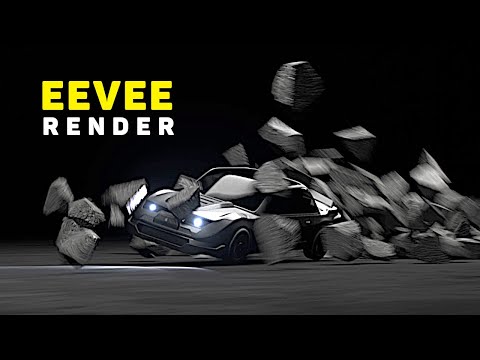 Blender 3D Car Destruction Animation using Eevee