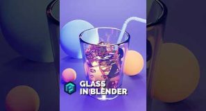 Let’s create a glass material in Blender #b3d #blender3dtutorial #blender3d #3dillustration