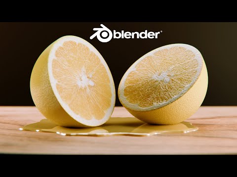 Blender: Make This Lemon Render | EASY
