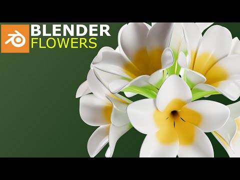 Blender Make Easy Flowers (Tutorial)