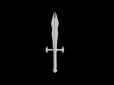 Blender Tutorial Day #47 – Making A Sword Part 4