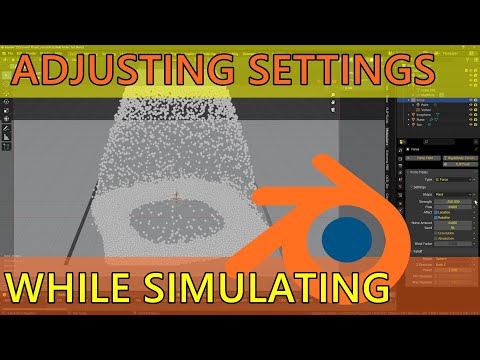 Adjust Forcefield Settings While Simulating Molecular Plus