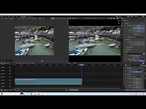Blender 4 Video Editor: How To Stretch 4:3 Videos To 16:9 Inc Basic Setup And Render.