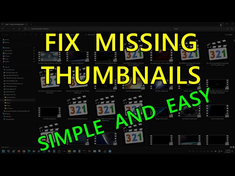 Fix Missing Thumbnail Preview Windows 10 & 11