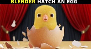 Blender: Make A 3D Chick Hatching Animation | Tutorial