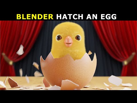 Blender: Make A 3D Chick Hatching Animation | Tutorial