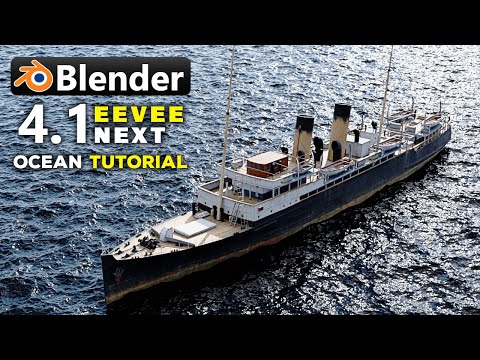 Blender 4.1 Secret: Create Stunning Massive Ocean in Minutes!🔥