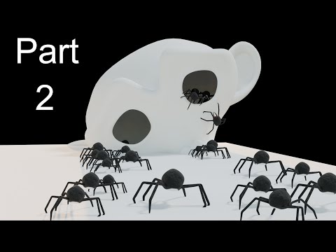 Your Daily Dose of Blender Day #36 Part 2 – Animating A Bunch of Creatures Along A Path