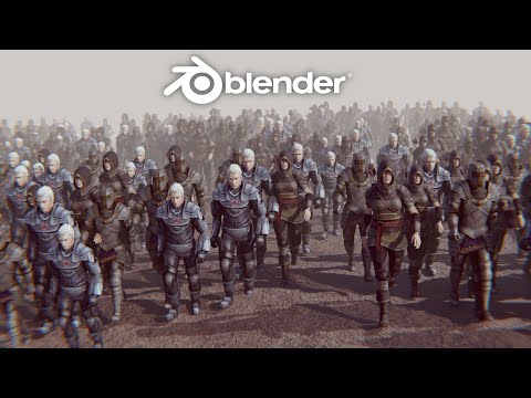 Make Epic Army Animations | Blender Geo Nodes Tutorial