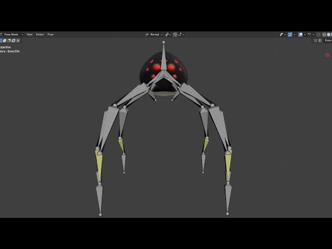 Your Daily Dose of Blender Day #32 – Rigging Our Spiderlike Creature