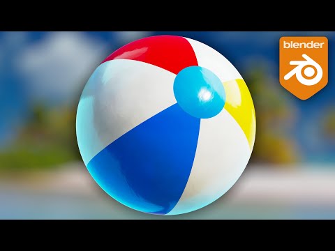 Procedural Beach Ball 🏖️ (Blender Tutorial)