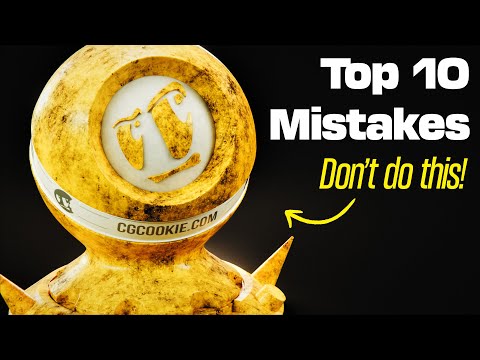 Top 10 Blender 3D Material and Texturing Mistakes and How to Fix Them.