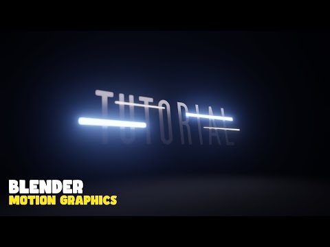 Yet Another Motion Graphic Text Tutorial – Blender Tutorial