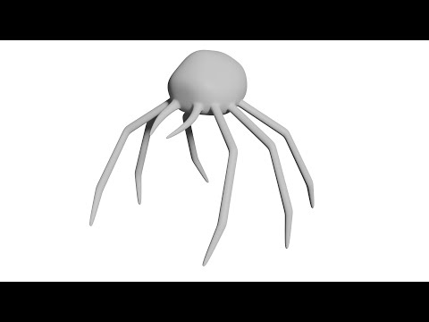 Daily Dose of Blender Day #30 – Modeling A Spiderlike Creature