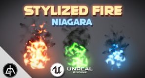 Unreal Engine 5 – Stylized Fire VFX – Niagara Tutorial