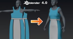 Blender 4.0 | Dress Simulation For Beginners