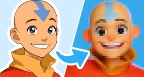 Watch a Master Artist Bring Avatar Aang to Life in Stunning 3D! 🌊⛰️🔥🌪️ (The Last Airbender)