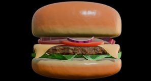 Blender Tutorial Day #54 – Making A Cartoon Style Burger Part 3