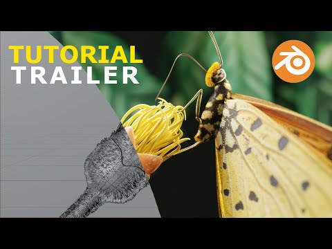Blender: Butterfly Animation Trailer (Coming Soon)
