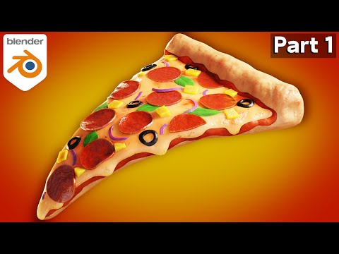 Pizza Slice 🍕 Part 1 (Blender Tutorial)