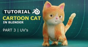 3D Cat | YT Blender Series | Part 3 – UV Unwrapping