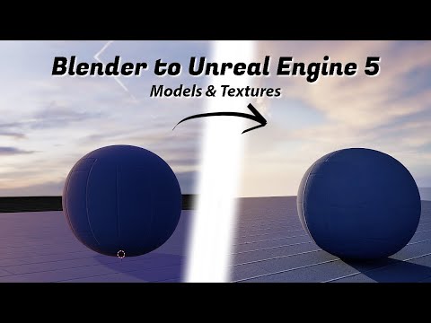 How to Properly Import Models AND Textures into Unreal Engine 5 from Blender