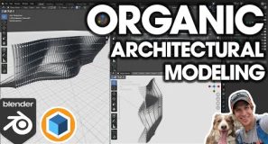 The EASY Way to Create an Organic Architectural Model in Blender!