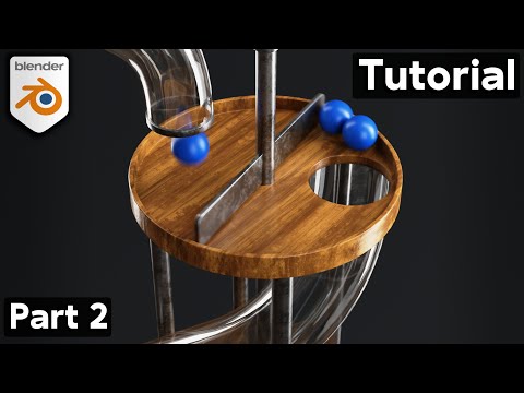 Part 2: Ball Tube Slide – Satisfying Animation Loop (Blender Tutorial)
