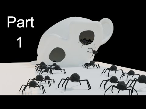Your Daily Dose of Blender Day #36 Part 1 – Animating A Bunch of Creatures Along A Path