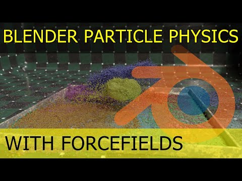 Blender Particle Physics Simulation With Forcefields