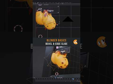 💡 What is Bevel and Edge Slide in Blender? Read the description👇 #b3d #blender3d #blendertutorial