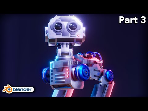 Sci-Fi Mech Robot – Part 3 (Blender Tutorial)