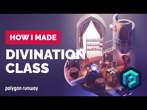 Hogwarts Abstract Classroom in Blender – 3D Modeling Process | Polygon Runway