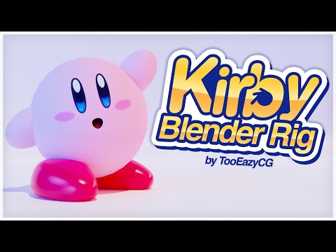 Kirby Blender Rig V5 Release Trailer + DOWNLOAD