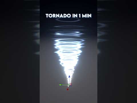 Tornado in 1 min! #unity #gamedev #vfx